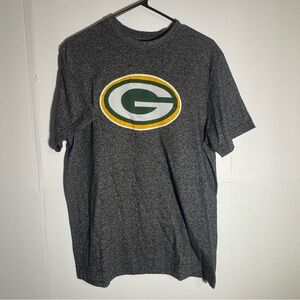 Green Bay Packers Team Apparel Charcoal Gray Graphic Men's T-Shirt